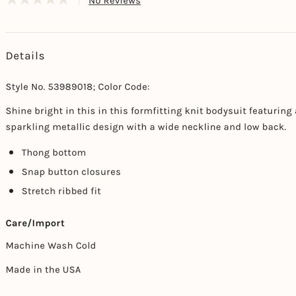 - Free People | Blush/Gold Body Suit NWT - Picture 5 of 5